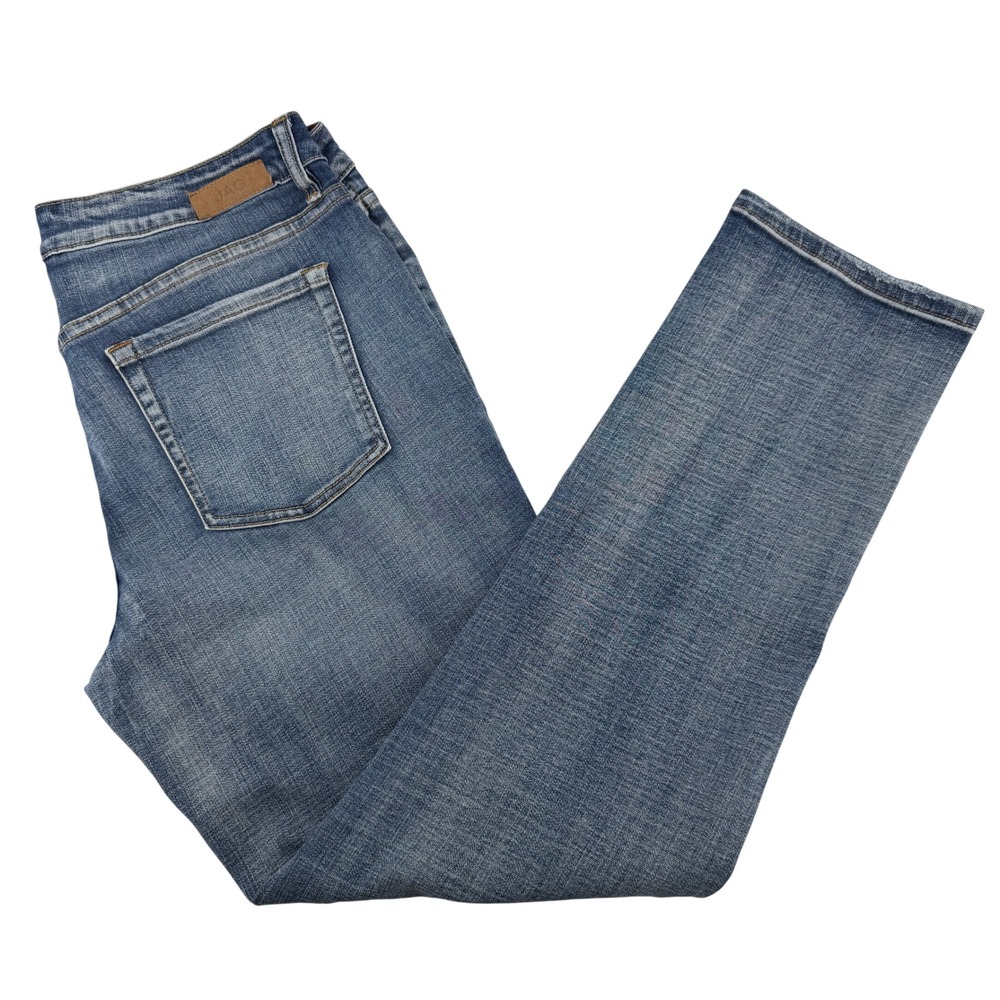 Jag Jeans Girlfriend Jeans Womens 12/31 Blue Medium Wash Mid Rise Straight Leg